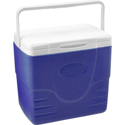 Caixa térmica 16QT, 15,1 litros, azul