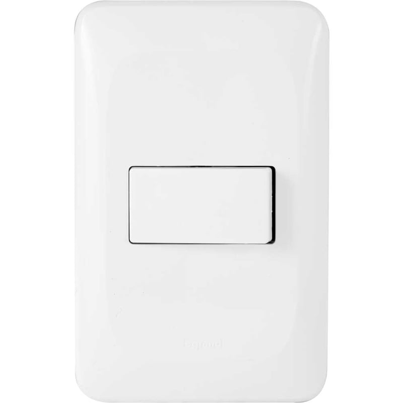 Conjunto interruptor simples, 10 A, LGX010, 4x2, PIAL POP