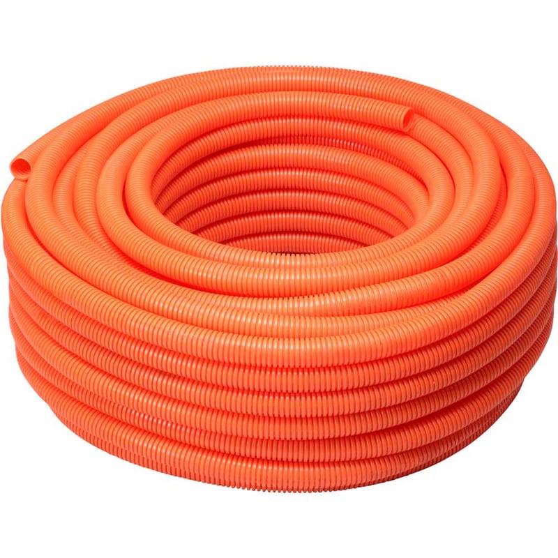 Eletroduto corrugado reforçado de PVC, laranja, 32 mm x 25 mm, 1237