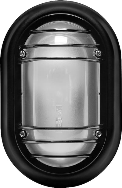 Luminária preta tipo tartaruga, E27, 40 W, 0207000902