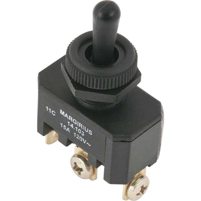 Chave reversora 1x15A 2 posições 14103N1, com alavanca plástica, MARGIRIUS