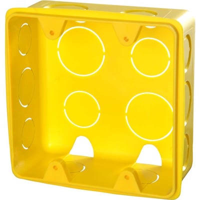 Caixa de luz quadrada para eletroduto corrugado flexível, 4 x 4, 1266