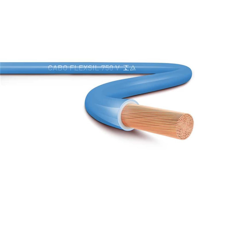 Cabo flexível 750 V, 1,5 mm² x 100 metros, azul