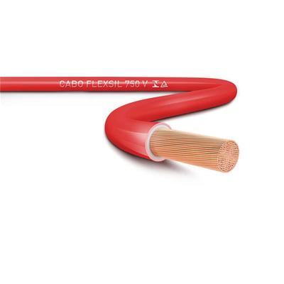Cabo flexível 750 V, 1,5 mm² x 100 metros, vermelho