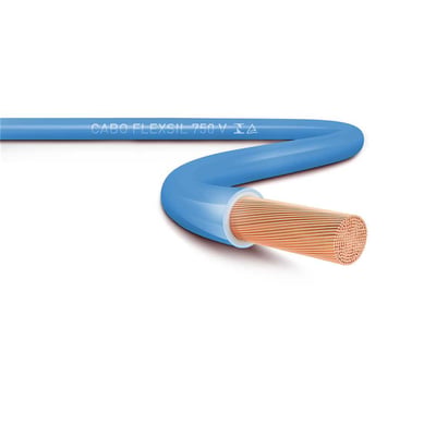 Cabo flexível 750 V, 2,5 mm² x 100 metros, azul