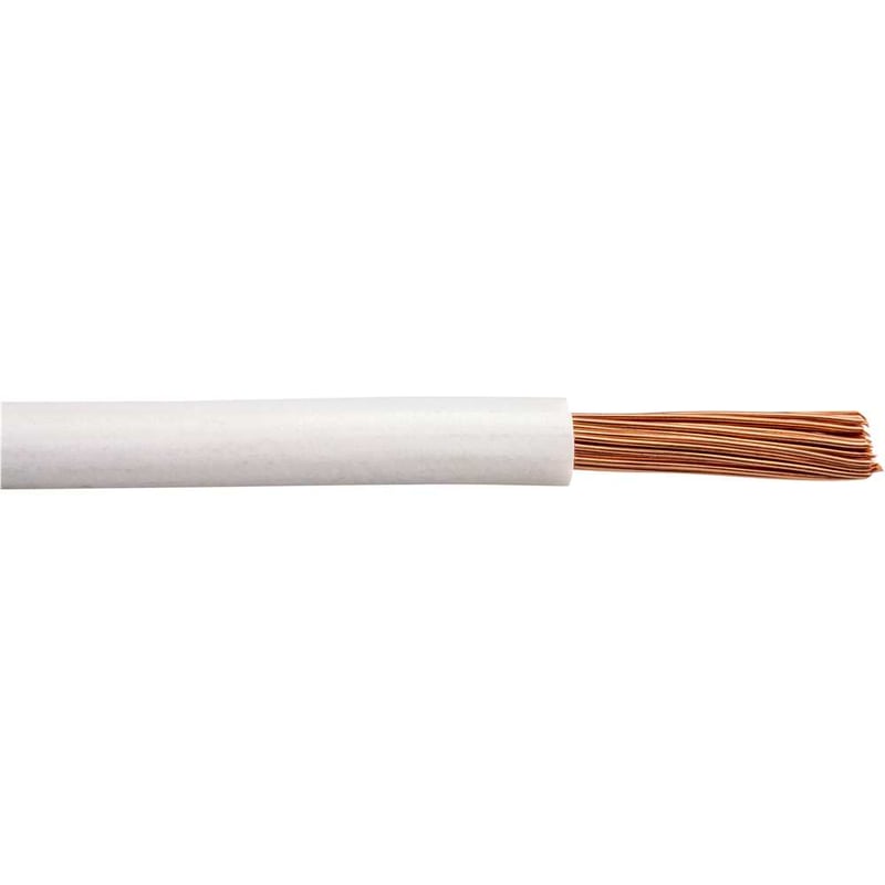 Cabo PVC flexível, 750 V, 1,5 mm², branco, Flexpar® BWF