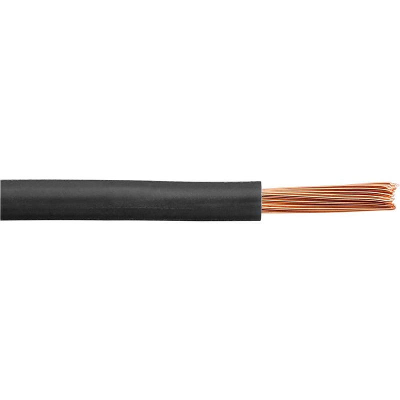 Cabo PVC flexível, 750 V, 10,0 mm², preto, Flexpar® BWF