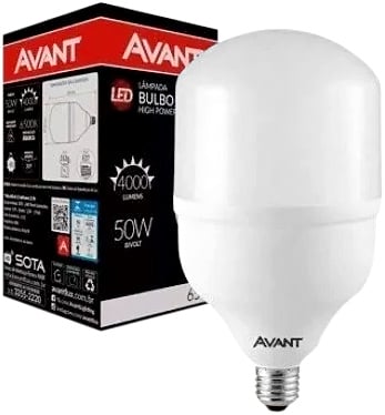 Lâmpada LED BULBO HP, 50 W, bivolt, 6500 K, 289301373