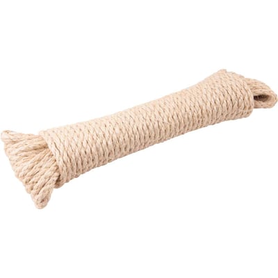 Corda de sisal 6 mm x 15 m, 3 pernas