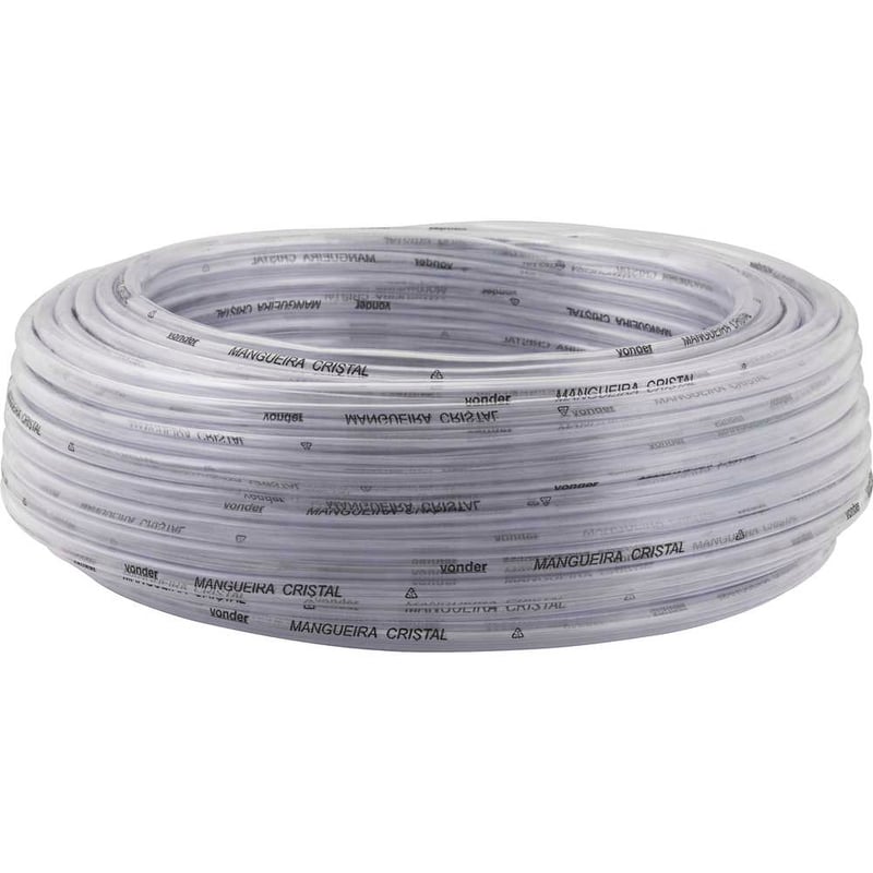Mangueira cristal 3/8" x 2,0 mm, rolo 50 m