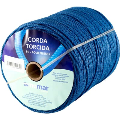 Corda torcida, azul, 3 mm x 620 m, Pesca