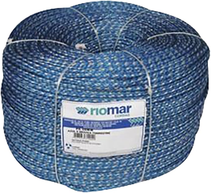 Corda monofilamento trançada, azul, 12 mm x 785 m, Pesca Chata