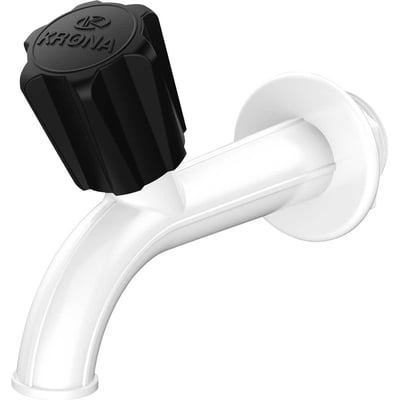 Torneira plástica slim para tanque, branca, 788