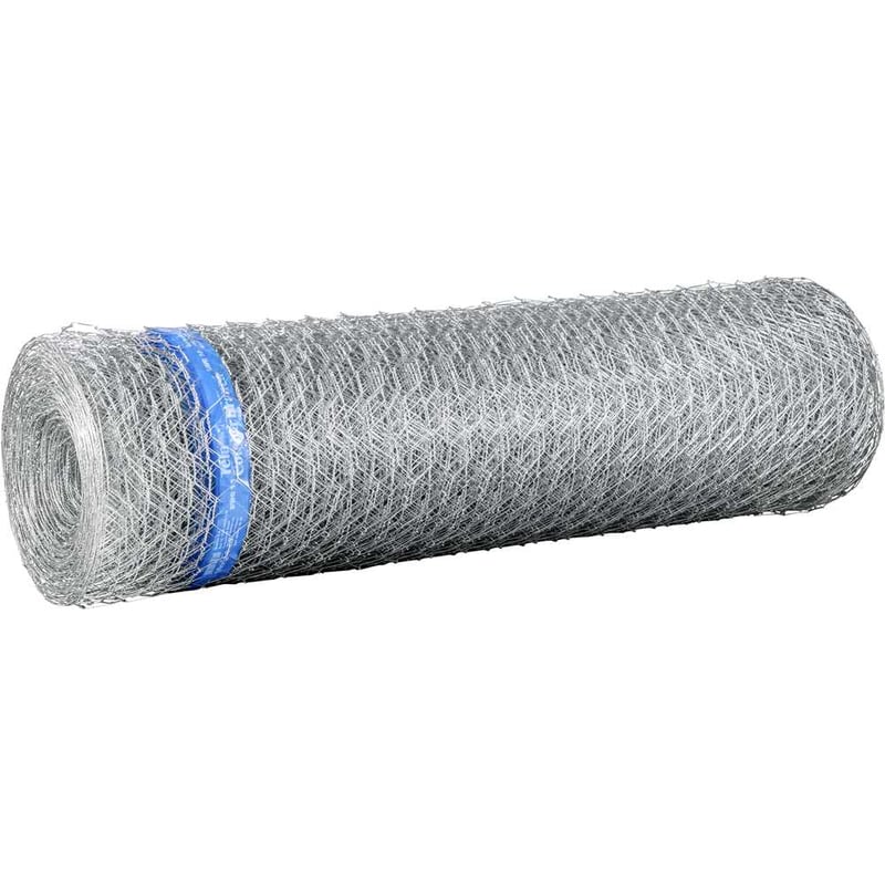 Tela metálica hexagonal, pinteiro, malha 1", 22 BWG x 1,2 m, com 50 m