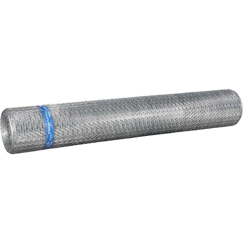 Tela metálica hexagonal, pinteiro, malha 1", 22 BWG x 1,5 m, com 50 m