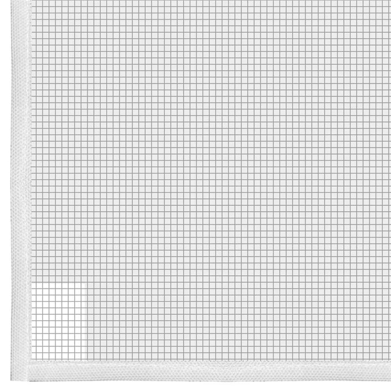 Tela mosquiteiro cinza 1,5 m x 1,5 m, com sistema fixa fácil, 5010003