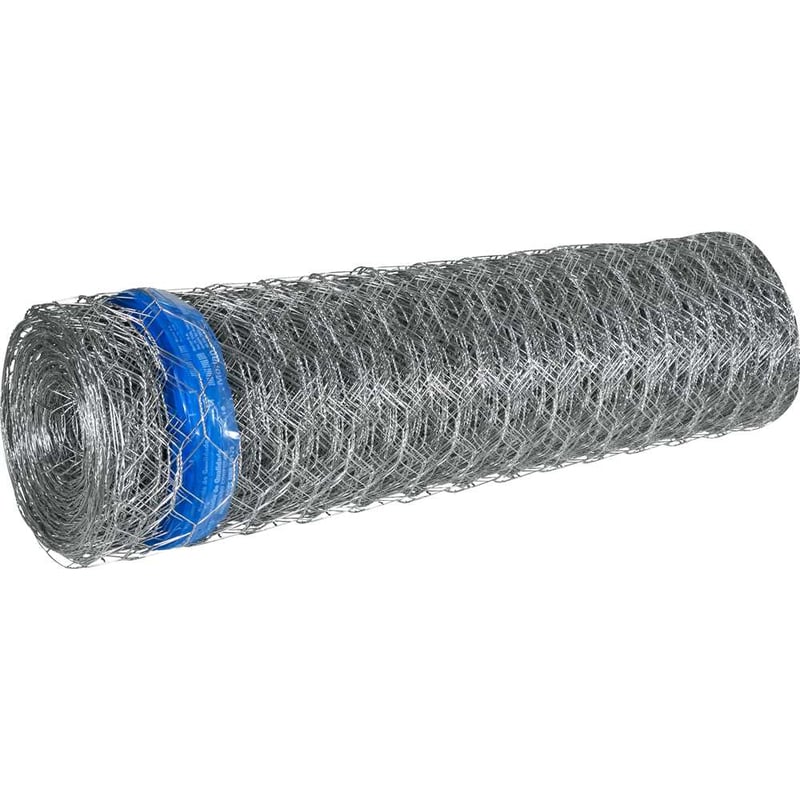Tela metálica hexagonal, mangueirão, malha 3", 16 BWG x 1,0 m, com 50 m
