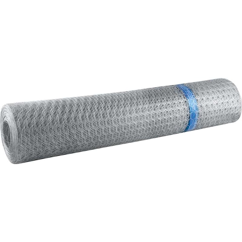 Tela metálica hexagonal, pinteiro, malha 1", 24 BWG x 1,0 m, com 50 m