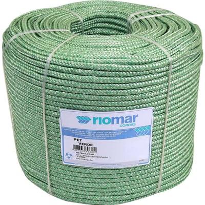 Corda multifilamento trançada, verde, 12 mm x 138 m, 45212031