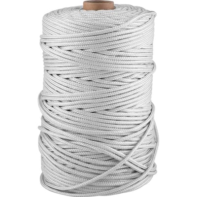 Corda multifilamento trançada, 5 mm x 297 m, branca