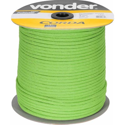 Corda caminhoneiro trançada, 8 mm x 228 m, verde