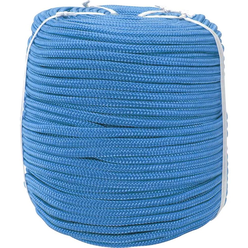 Corda caminhoneiro trançada, 8 mm x 228 m, azul