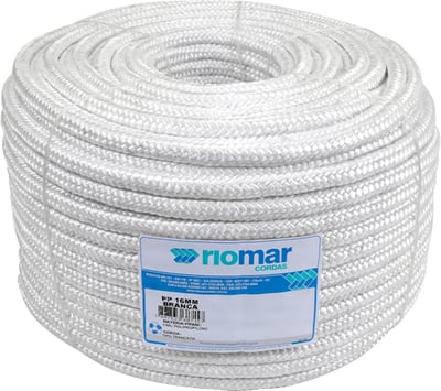 Corda multifilamento trançada, branca, 13 mm x 135 m, 43213063
