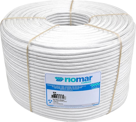 Corda multifilamento trançada, branca, 14 mm x 173 m, 43214061