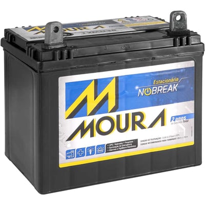 Bateria estacionária 12 V/30 Ah, para tratores Vonder TGM/TGH 175 e Microtrator Vonder MTV 1000, 12MN