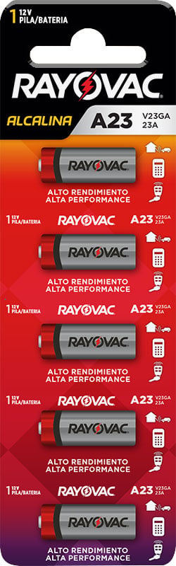 Pilha alcalina, 12 V, A23, V23GA-5