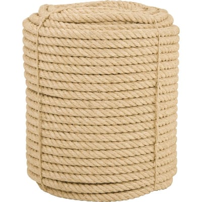 Corda de sisal 16 mm x 220 m, 3 pernas