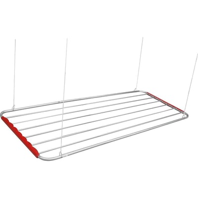 Varal de teto, em alumínio, 1,40 m x 0,56 m