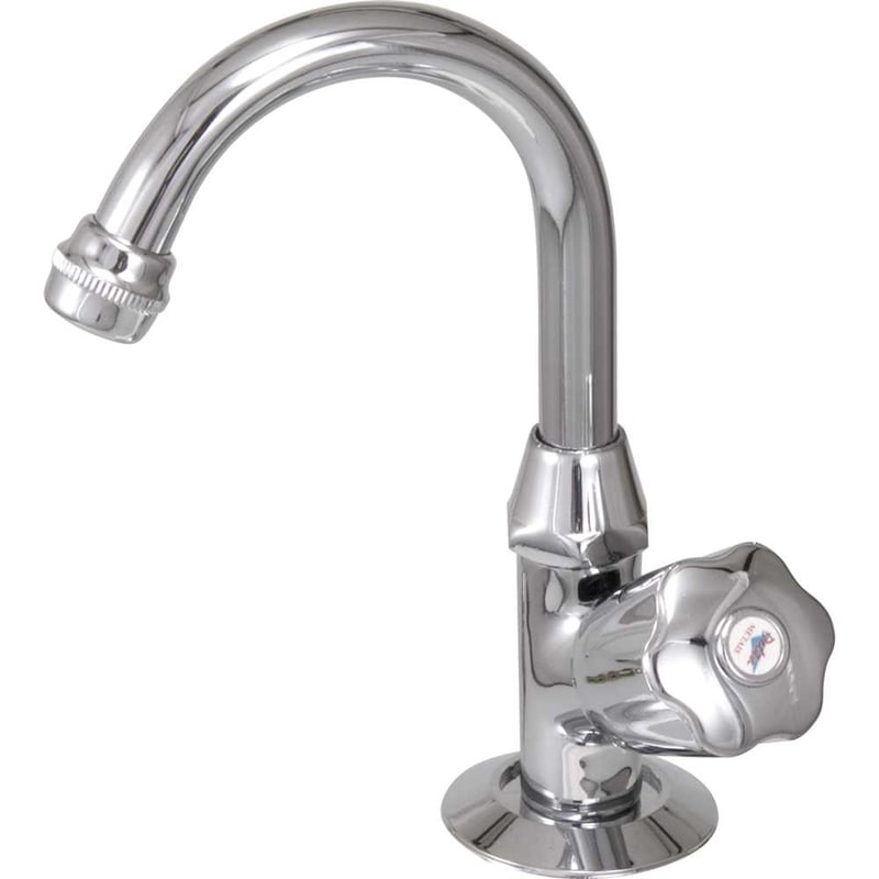 Torneira bica móvel para lavatório, baixa, C50, 1/2"