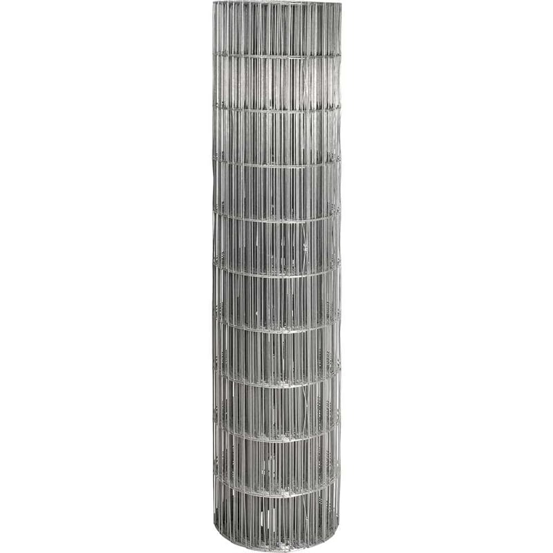 Tela alambrado, malha 15 cm x 5 cm, fio 2,3 mm, com 1,5 m x 25 m (altura x comprimento)