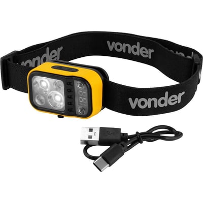 Lanterna de LED para cabeça, recarregável, LED CREE Xte