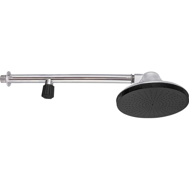 Chuveiro frio 7", com braço e com registro, HCR4N, REBOUÇAS