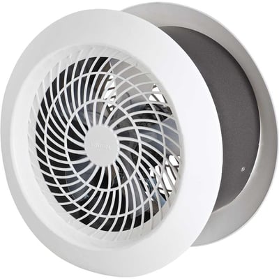 Exaustor axial 25 cm, 60 W, branco residencial, 220 V~ monofásico