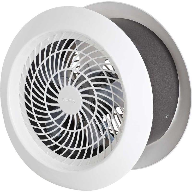 Exaustor axial 25 cm, 60 W, branco residencial, 220 V~ monofásico