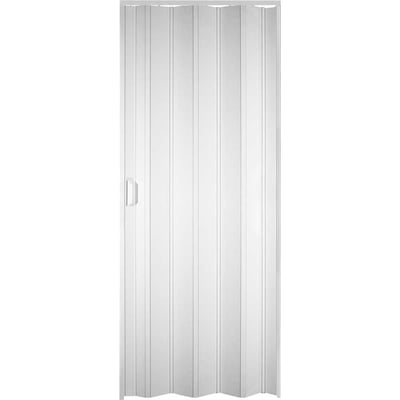 Porta sanfonada PVC, 60 cm x 210 cm, branco neve, 20130