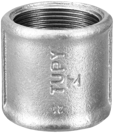 Luva em ferro galvanizado 3/8" BSP, 123160333