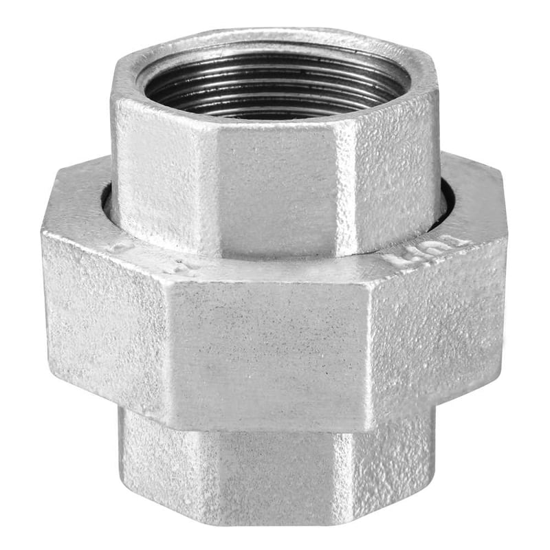 União de ferro galvanizado com assento de bronze, 1.1/2" BSP, 126100933