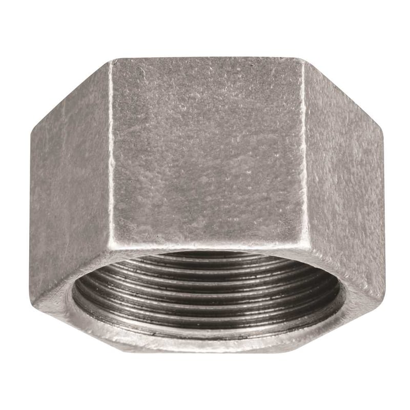 Tampão sextavado ferro galvanizado, 3/4" BSP, classe 150, 124160733