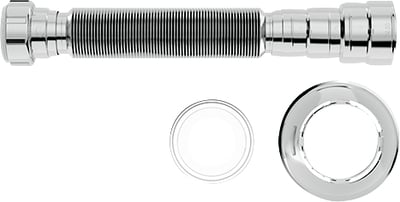 Sifão tubo extensivo universal, cromado,720mm comprimento, 031101