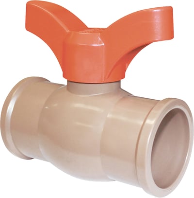 Registro de esfera em PVC soldável, 40 mm, 20105004