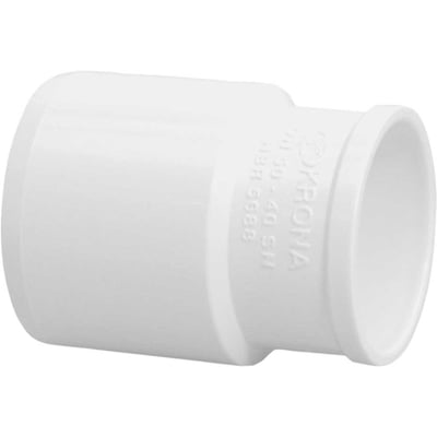 Bucha de redução longa para esgoto, 50 mm x 40 mm, 592, KRONA.