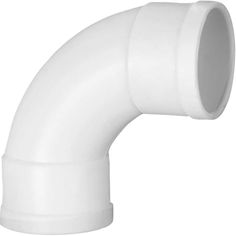Curva de 90° para esgoto, curta DN 40, 599