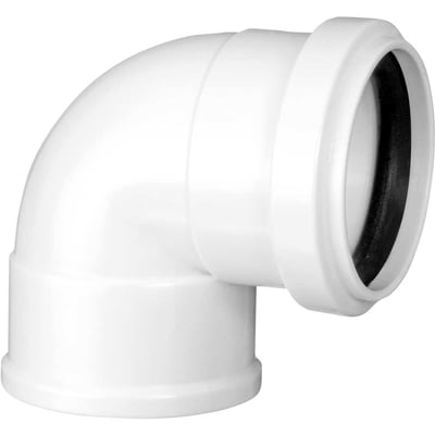 Joelho 90° para esgoto com anel , DN 40 x DN 40, 623