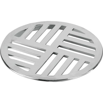 Grelha para ralo redonda cromada n° 57, DN 150, 943