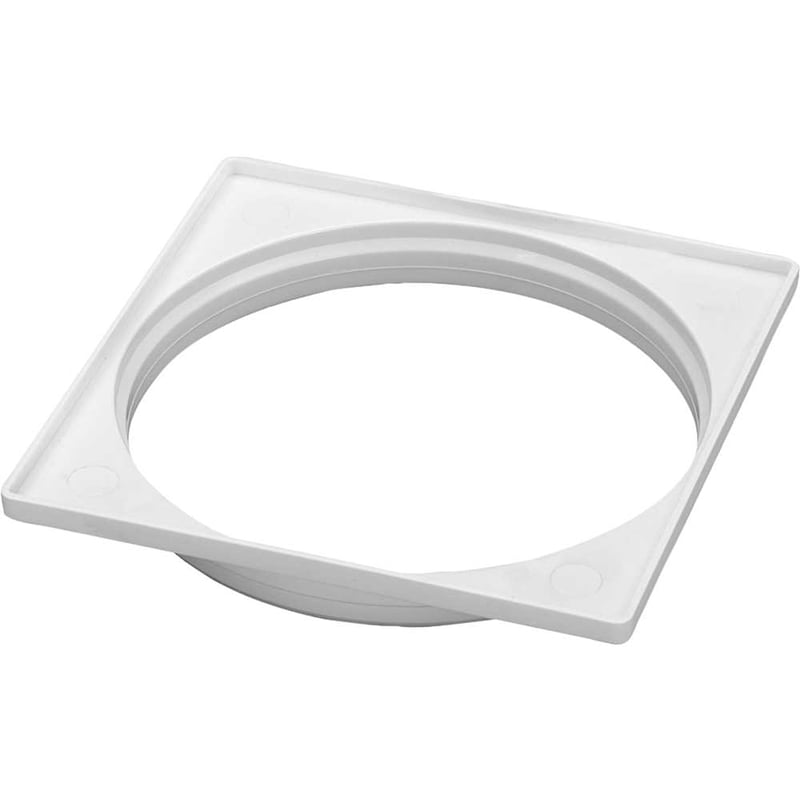 Porta-grelha quadrado branco, n°61, DN 150, 947