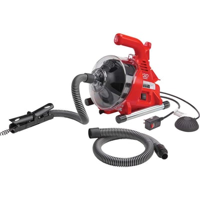 Máquina desentupidora avanço automático, AUTOFEED, 110 V~, 55808, POWERCLEAR